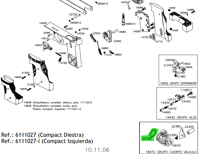 Dichtungsring für Luftpistole Gamo Compact PR-45, Ersatzteil