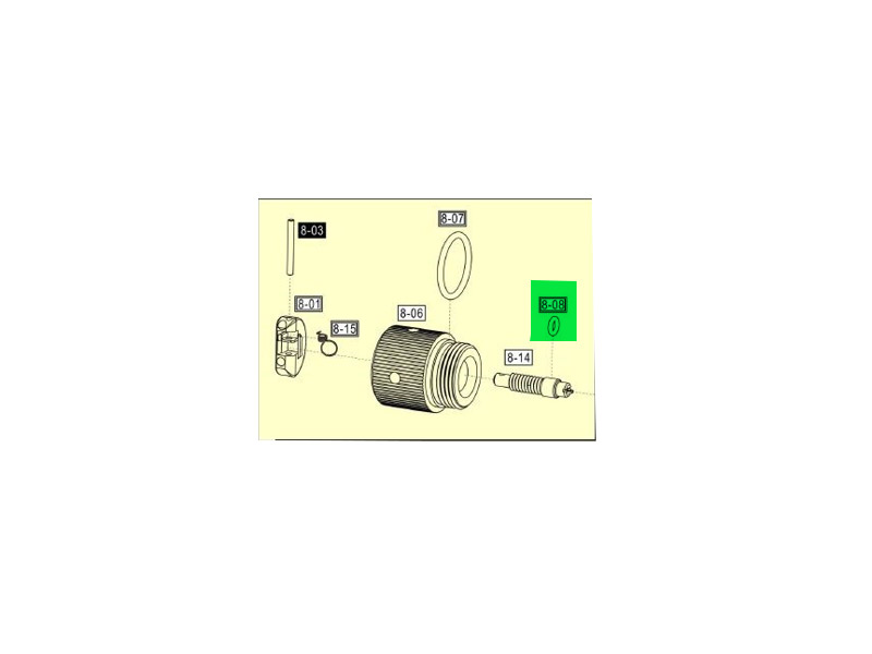 O-Ring für Umarex CO2 Adapter für Druckluftwaffen, Ersatzteil