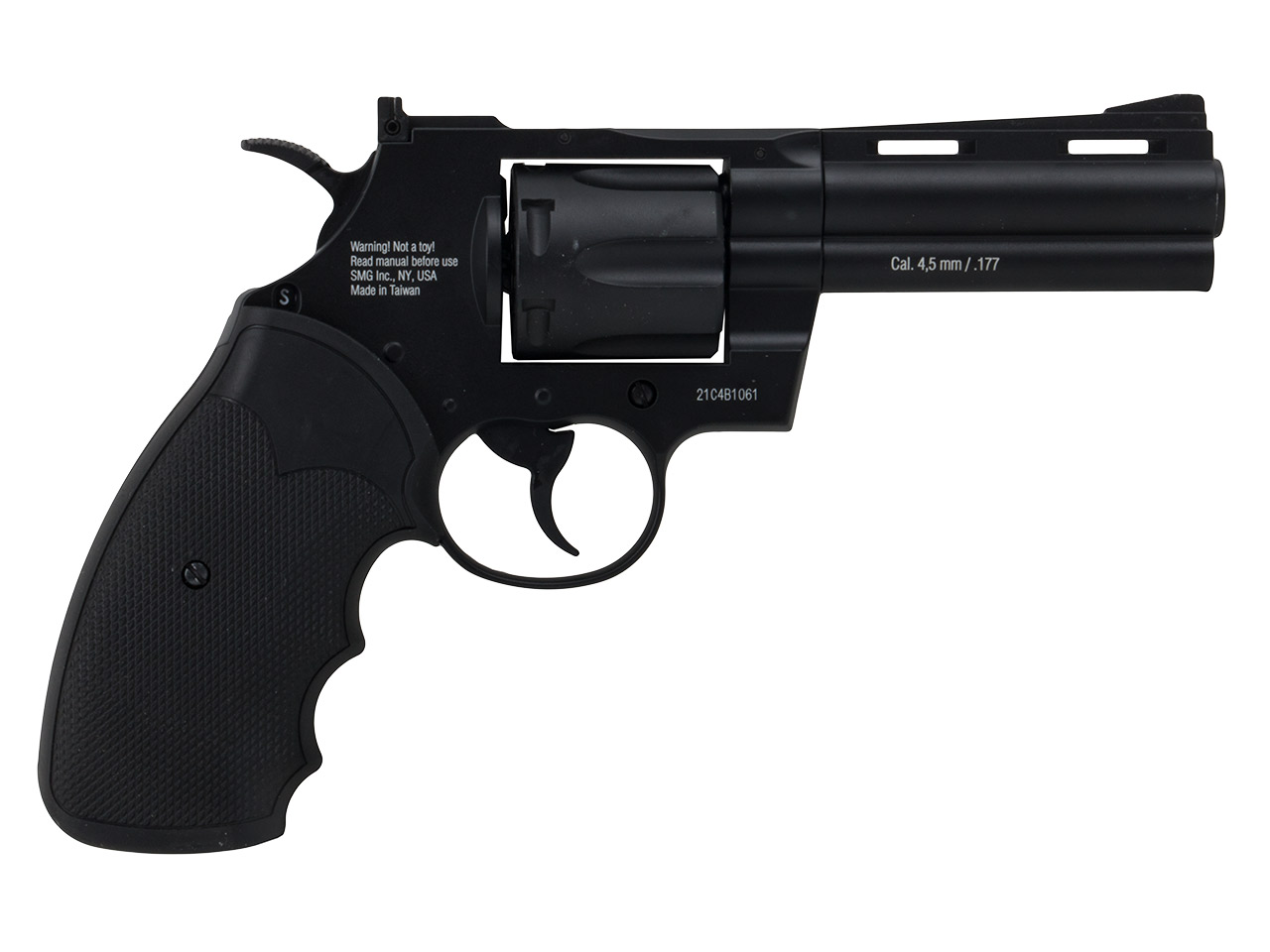 CO2 Revolver Gletcher CLT B4 Vollmetall schwarz Kaliber 4,5 mm BB (P18)