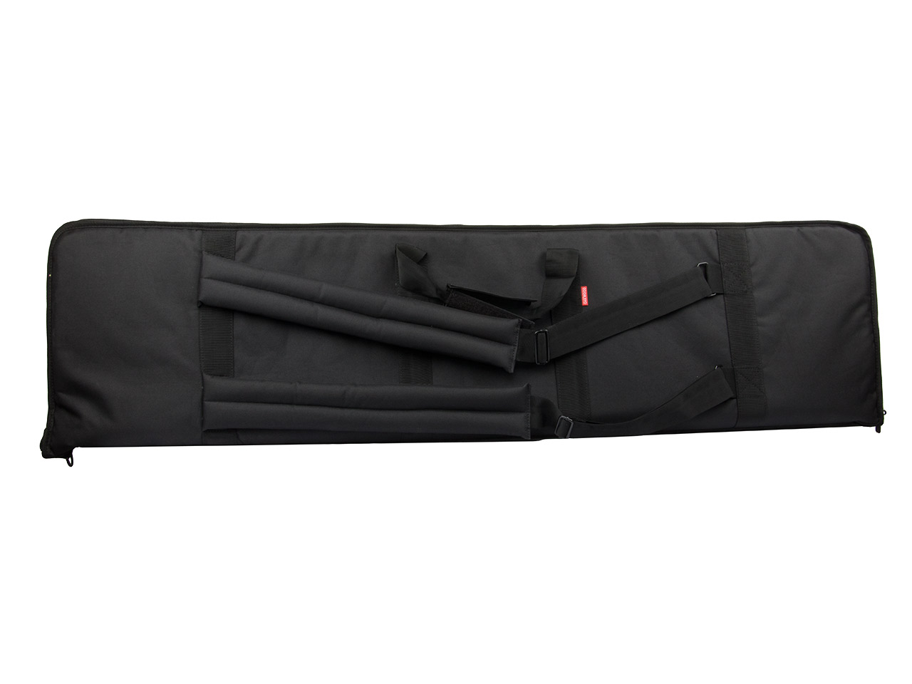 Gewehrfutteral Oakwood Rangebag Multi schwarz 125 x 30 cm Polyester 4 Innenfächer Rucksacktragegurt inklusive Schloss