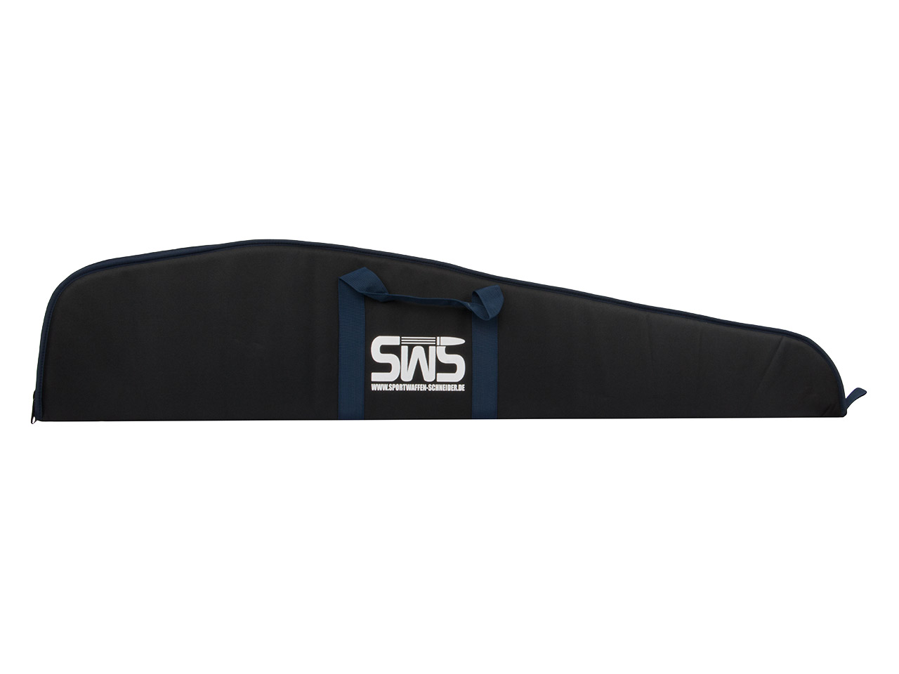 Gewehrfutteral Gewehrtasche SWS Logo schwarz blau 118 x 23 cm Polyester