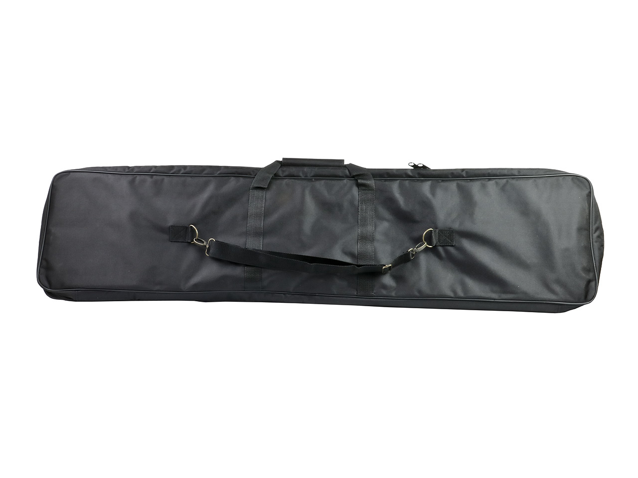 Taktisches Gewehrfutteral, schwarz, 130 x 30 cm, Polyester, mit Tragegurt und Außentaschen