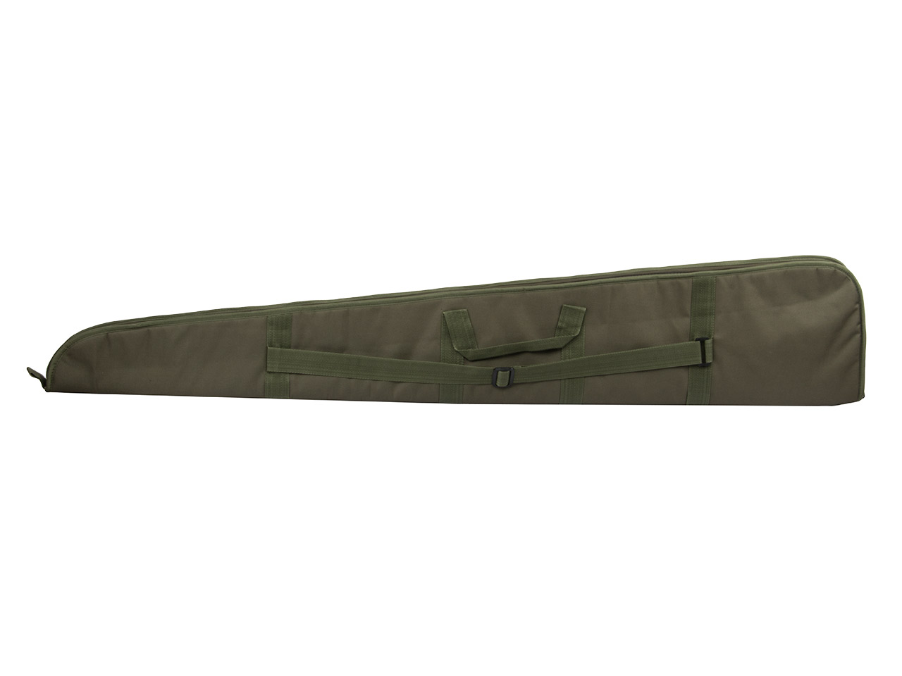 Gewehrfutteral 127 x 17 cm Polyester mit Tragegurt und 2 Taschen grün
