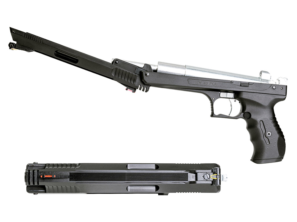 Vorkompressions Luftpistole Weihrauch HW 40 PCA Kaliber 4,5 mm (P18) <b>+ Holster</b>