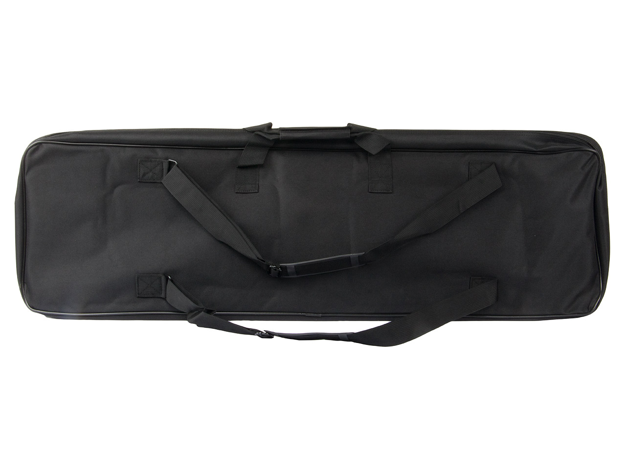 Gewehrfutteral Waffentasche Swiss Arms medium 95 x 25 cm abschließbar Nylon Außentaschen schwarz