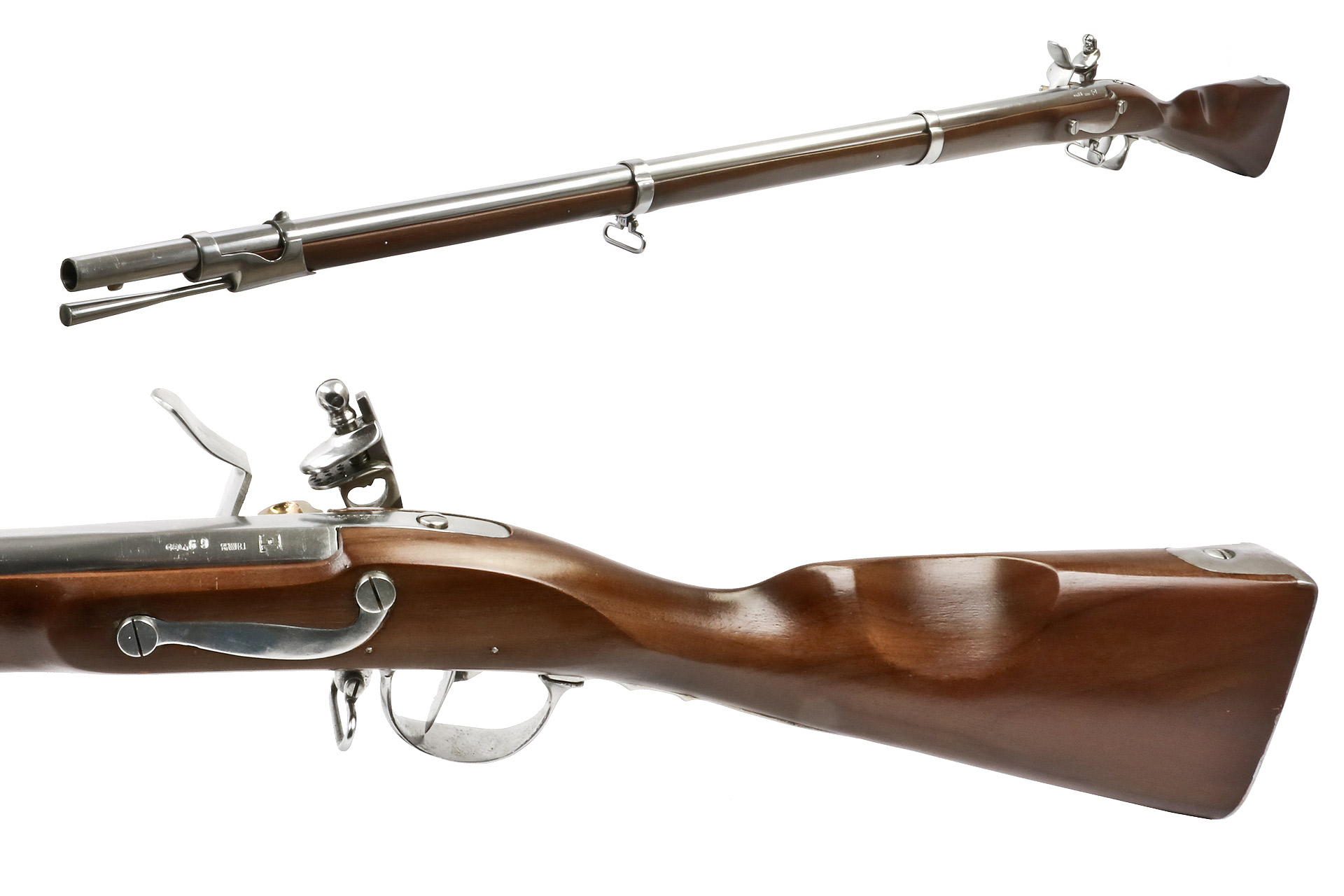 Vorderlader Steinschlossgewehr 1777 Revolutionnaire French Infantry Musket, Kaliber .69 bzw. 17,5 mm (P18)