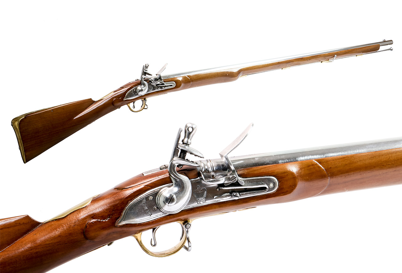 Vorderlader Steinschlossgewehr Brown Bess Long Land Pattern 1730 Musket .