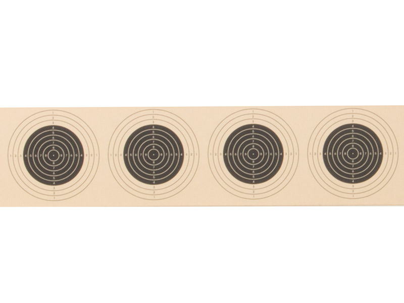 Luftgewehr Zielscheibe LG Streifen 10er Ring 56 x 5,2 cm 1000 Stück