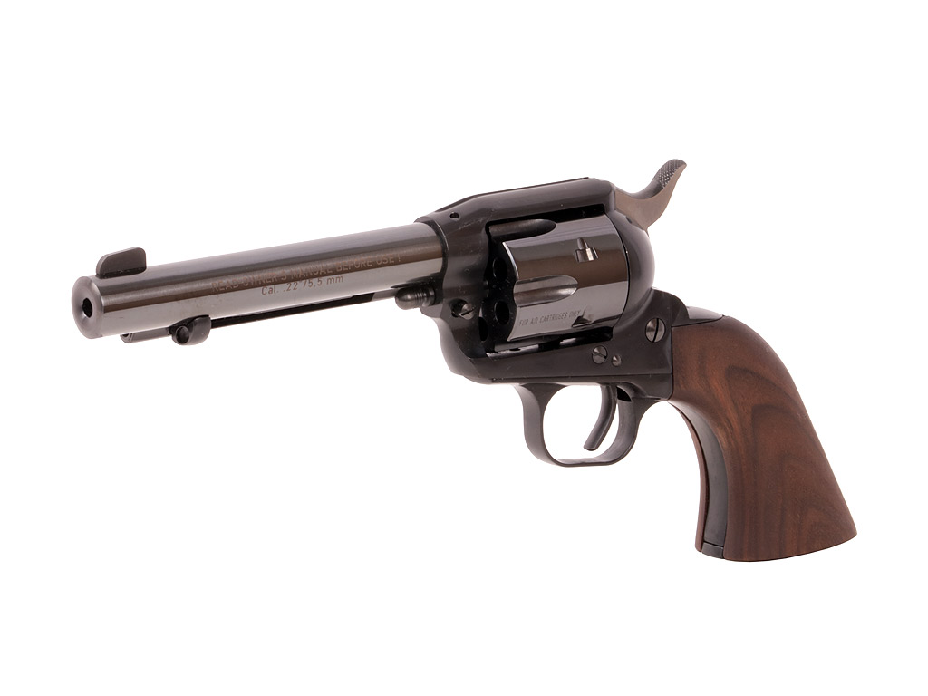 Komplettset LEP Druckluft Revolver ME Single Action Army 5,5 Zoll, Kaliber 5,5 mm (P18)