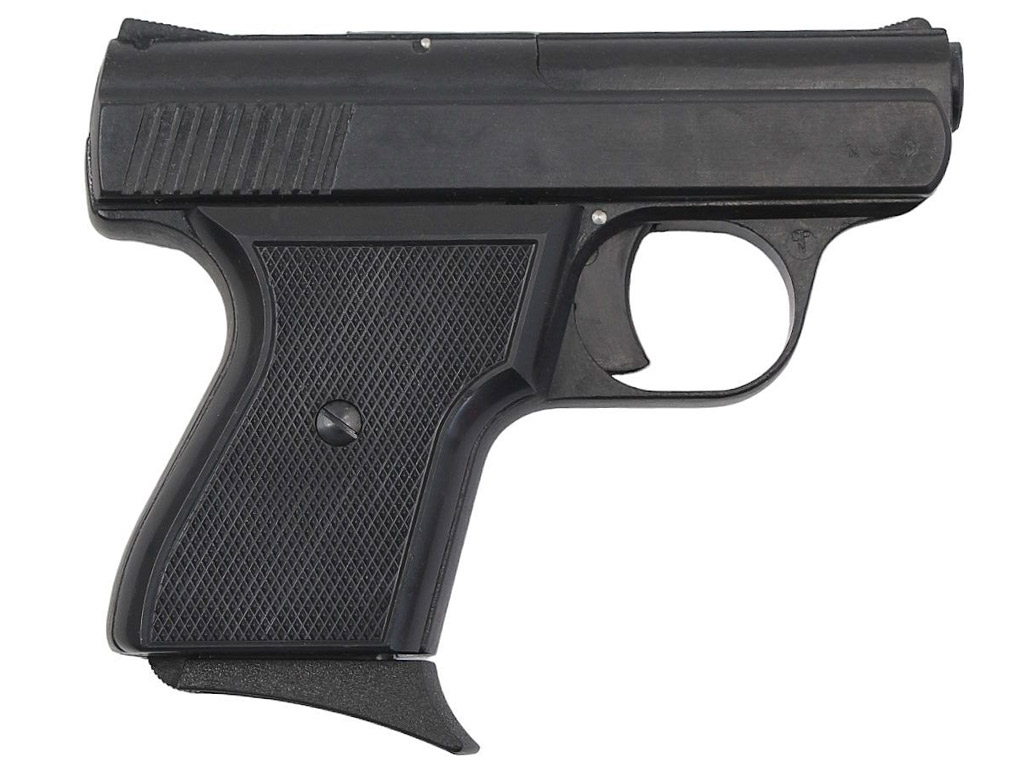 Schreckschuss Pistole Record 15-9 brüniert Kaliber 9 mm P.A.K.(P18) <b>+ 50 Schuss</b>