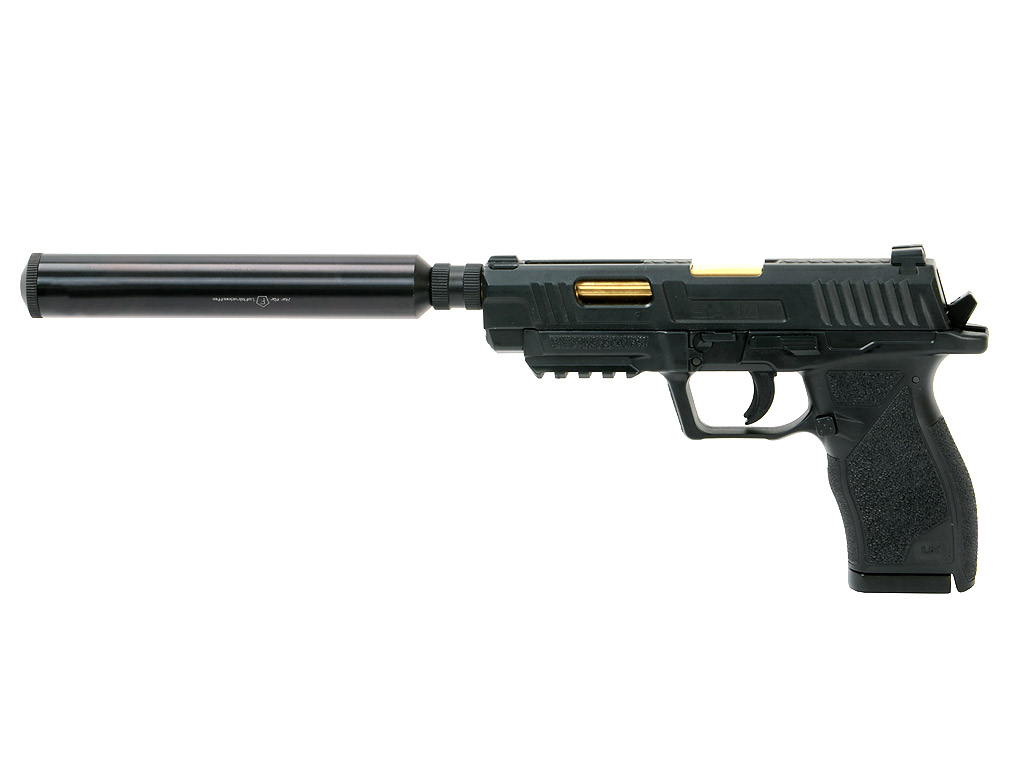 Schalldämpferadapter für CO2 Pistole Umarex UX SA10, Kaliber 4,5 mm BB und Diabolo