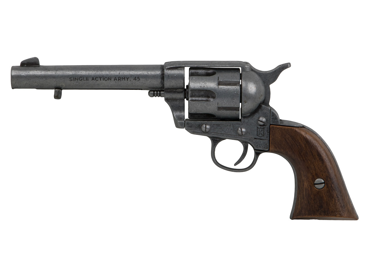 Kolser Western Revolvergurt und  Deko Revolver Colt Single Action Army inklusive 14 Deko Patronen