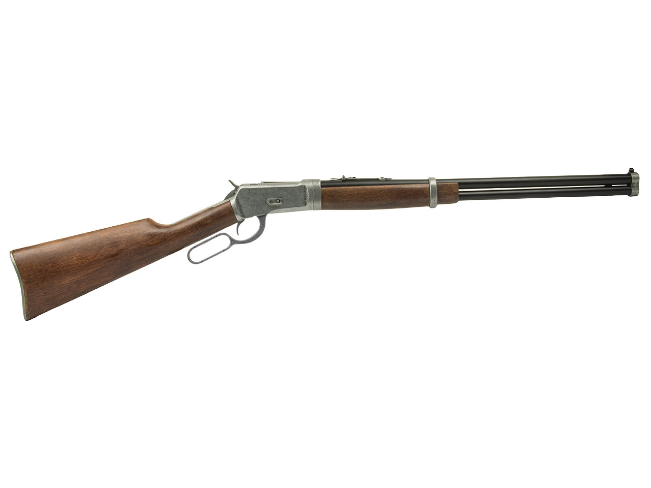 Deko Westerngewehr Kolser Winchester Mod. 92 Carbine USA 1892 realistisches Repetieren mit Hülsenauswurf Länge 100 cm altgrau