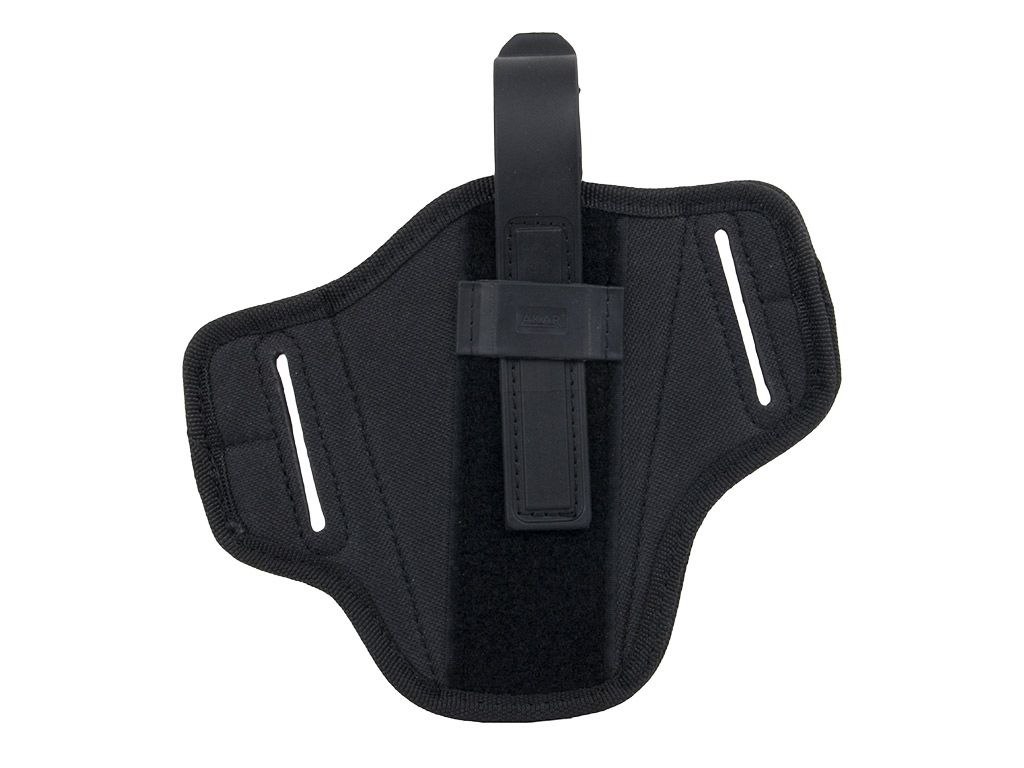 Schnellziehholster Formholster Gürtelholster für mittelgroße Pistolen Cordura rechts und links schwarz
