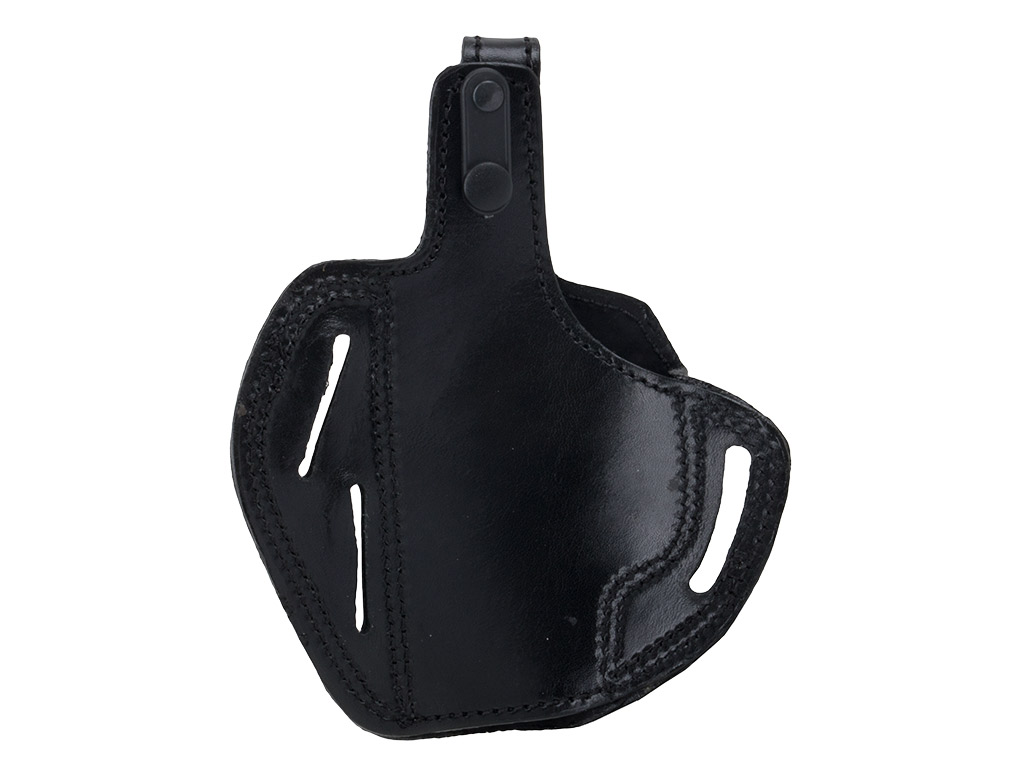 Schnellziehholster Formholster Gürtelholster für Schreckschuss Pistole Walther P99 Leder schwarz