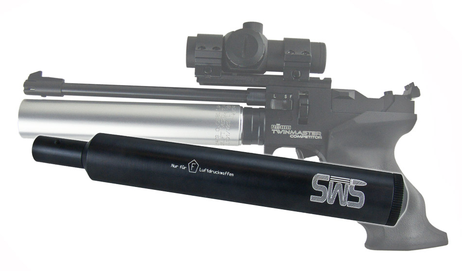 SWS Adapter und Schalldämpfer für Twinmaster Competitor (P18)