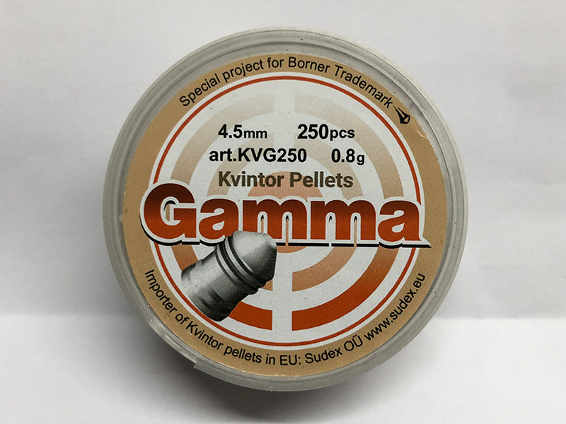 Spitzkopf Diabolos Kvintor Gamma Kaliber 4,5 mm 0,80 g glatt 250 Stück
