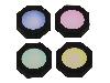 Farbfilter Color Filter Set 37 mm 4 Farben für Taschenlampe Ledlenser P7 Core P7R H14R.2