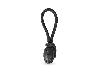 Mil-Tec Reißverschlussanhänger Zipper Ring Puller Pineapple, schwarz, 5 Stück