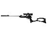 CO2 Pistole und Gewehr Diana Chaser Rifle Set, mit Schalldämpfer, Kaliber 4,5 mm (P18)