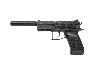 CO2 Pistole CZ 75 P-07 Duty Blow Back schwarz Metallschlitten Kaliber 4,5 mm BB (P18)<b>+ Schalldämpfer Adapter</b>