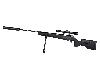 Knicklauf Luftgewehr airmaX SR1250S, Kunststoffschaft, inklusive Zweibein, Zielfernrohr 4x32 und Schalldämpfer, Kaliber 4,5 mm (P18)