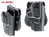Umarex Paddle Holster für Smith & Wesson M&P9 und M&P45, Polymer-Kunststoff, drehbar
