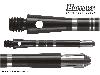 3 Stück HARROWS Schäfte shafts ALU COLETTE BLACK, Gr. S 34 mm lang, 2Ba-Gewinde, 1,4 g