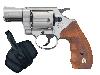 Schreckschuss Revolver Colt Detective Special Nickel Finish Holzgriffschalen Kaliber 9 mm R.K. (P18) <b>+ Holster</b>