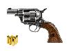 Deko Revolver Kolser Colt SAA Single Action Army Snub Nose, 2,5 Zoll, Holzgriffschalen, grau