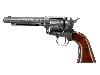 CO2 Revolver Colt Single Action Army SAA .45 5.5 Zoll Antik-Finish braune Griffschalen Kaliber 4,5 mm Diabolo (P18)