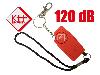 KH Security Personenalarm Taschenalarm 24/7 soft touch, rot, 120 dB, 22 g
