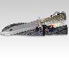 Überlebensmesser Lindner Survival Knife 4 Stahl 420 Klingenlänge 18 cm diverses Zubehör (P18)
