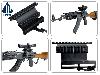 AK Seitenaufschubmontage mit Weaverprofil (2x), Aluminium, für Kalashnikov, Saiga u.ä.