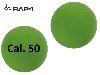 RAP4 50.cal Ram RUBBERBALLS Gummikugeln, GRÜN, 100 Stück, Kaliber .50
