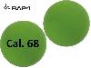 RAP4 68.cal Ram RUBBERBALLS Gummikugeln, GRÜN, 100 Stück, Kaliber .68