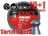 10+1 GRATIS x 500 St. JSB Rundkopf Diabolo EXACT JUMBO, FT, Kal 5,51 mm, 1,030 g