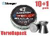 10+1 GRATIS x 500 Stück Stoeger Flachkopf Diabolo X-Match, Kal. 4,5 mm, 0,53 g