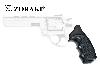 Combat Griffschalen für Gas- und Signal Revolver Zoraki R1, schwarz