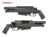 Softair Gewehr Federdruckrepetierer Amoeba Striker S3 Shotgun, black, Kaliber 6 mm BB (P18)
