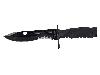 Outdoormesser FKMD Spartan 2 Bayonet Leonida Black Stahl N690 Klingenlänge 18,3 cm (P18)