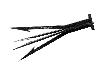 Harpunenspitze Condor Tantar Harpoon Kohlenstoffstahl Klingenlänge 15 cm inklusive Kydex Spitzenschutz