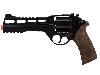 Softair CO2 Revolver Chiappa Rhino 60 DS Black, Vollmetall, schwarz, Kaliber 6 mm BB (P18)