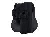 Schnellziehholster Paddel Holster Gürtelholster Cytac R-Defender Series CY-GAG für Glock 17 19 Zoraki 917 Kunststoff schwarz