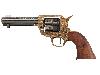 Deko Revolvers 45er US Colt Peacemaker 1886 voll beweglich Länge 29 cm messing verziert