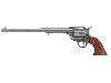 Deko Revolver Colt Peacemaker 1873 Widowmaker 12 Zoll silbergrau Holzgriffe
