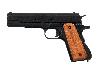 Denix Deko Pistole Colt Government M1911 A1 Automatic, schwarz, zerlegbar, Metall, Holzgriffschalen mit Fischhaut