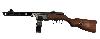 Deko Maschinenpistole Denix PPSH 41, Rote Armee, II. Weltkrieg, viele Teile beweglich