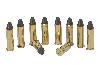 Dekopatronen Revolverpatronen Kaliber .38 Special Messinghülse mit Spitzkopf Bleigeschoss blinde Originalpatronen 10 Stück (P18)