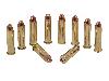 Dekopatronen Revolverpatronen Kaliber .357 Magnum Messinghülse mit Kupfergeschoss blinde Originalpatronen 10 Stück (P18)